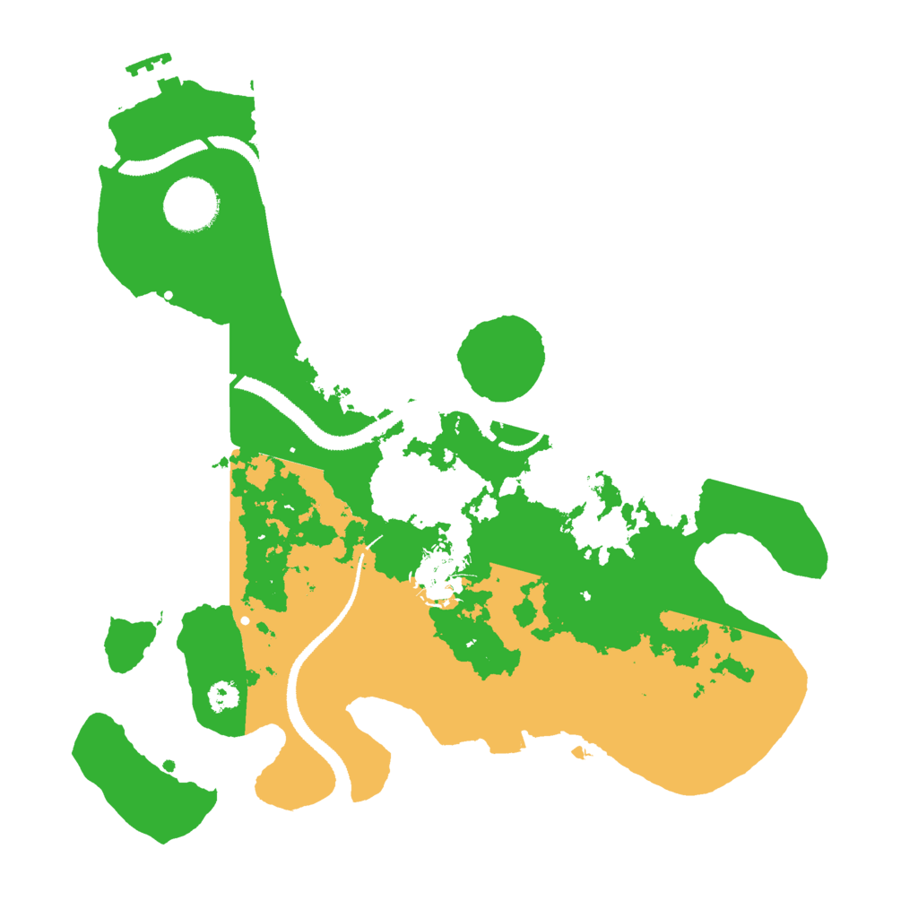 Biome Rust Map: Procedural Map, Size: 3000, Seed: 1851924864