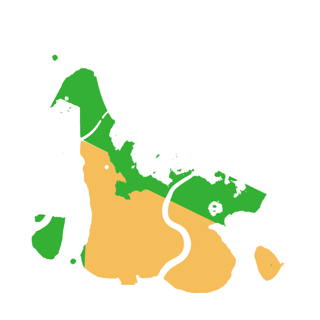Biome Rust Map: Procedural Map, Size: 2300, Seed: 717858230