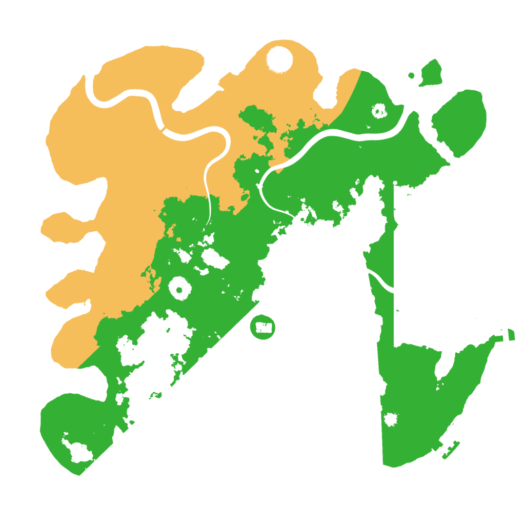 Biome Rust Map: Procedural Map, Size: 3500, Seed: 1750535291