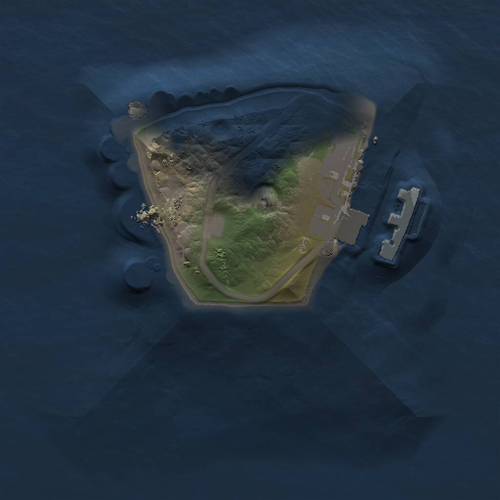 Rust Map: Procedural Map, Size: 1000, Seed: 559084717, 2 Monuments