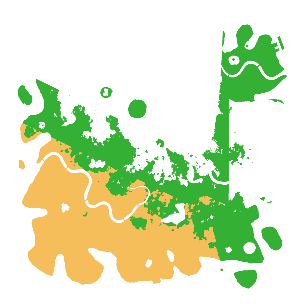 Biome Rust Map: Procedural Map, Size: 4500, Seed: 239570193