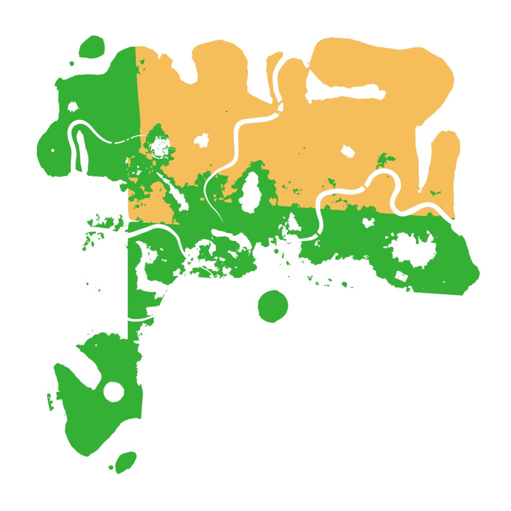 Biome Rust Map: Procedural Map, Size: 4500, Seed: 20250812