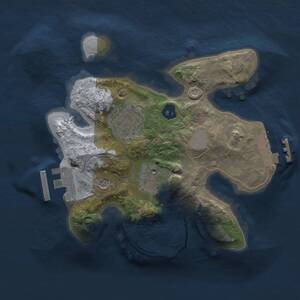 Thumbnail Rust Map: Procedural Map, Size: 2000, Seed: 1273352714, 6 Monuments