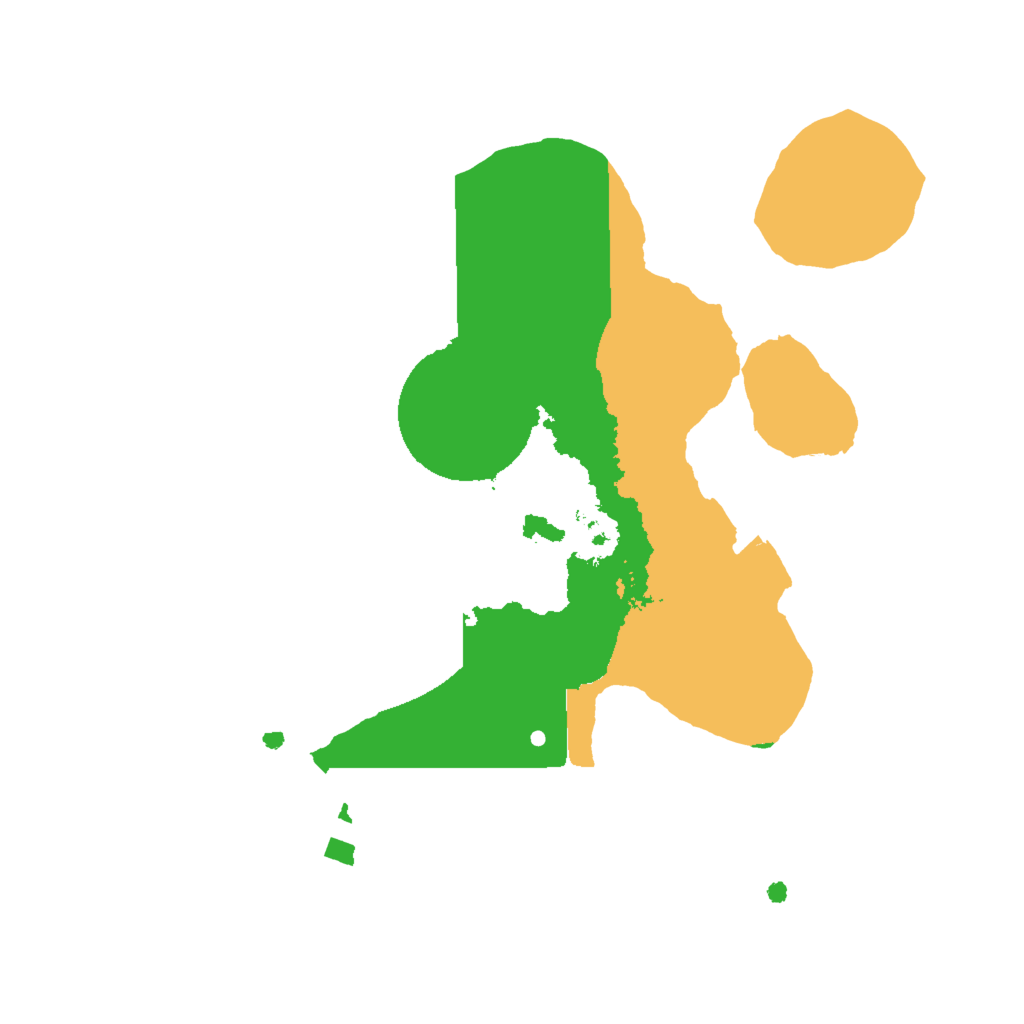 Biome Rust Map: Procedural Map, Size: 2000, Seed: 53849