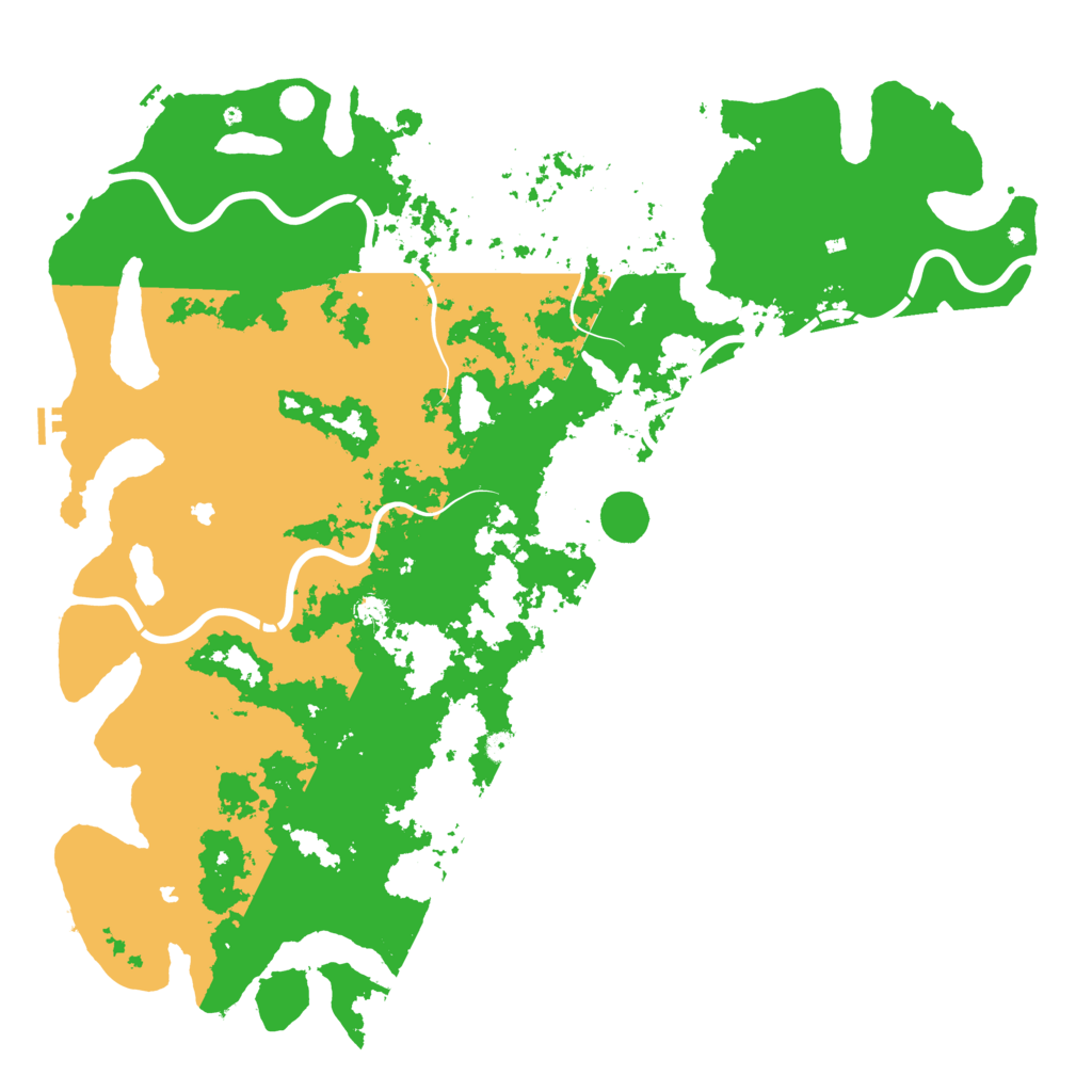 Biome Rust Map: Procedural Map, Size: 6000, Seed: 1598722620