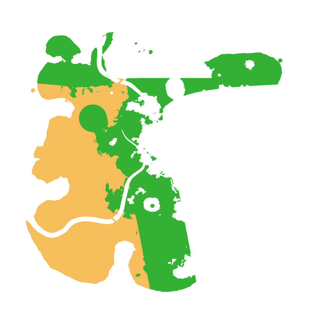 Biome Rust Map: Procedural Map, Size: 3000, Seed: 264258869