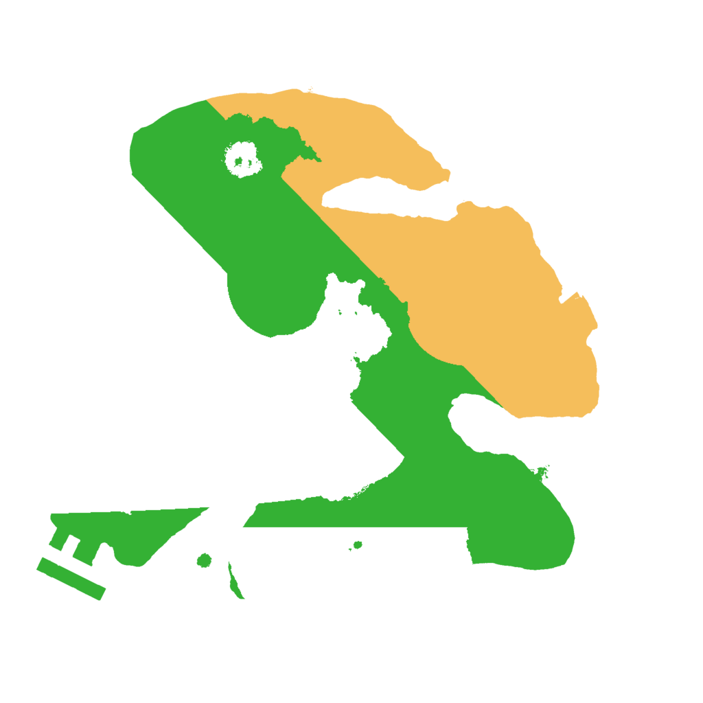 Biome Rust Map: Procedural Map, Size: 2000, Seed: 575671