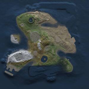 Thumbnail Rust Map: Procedural Map, Size: 2000, Seed: 575671, 6 Monuments