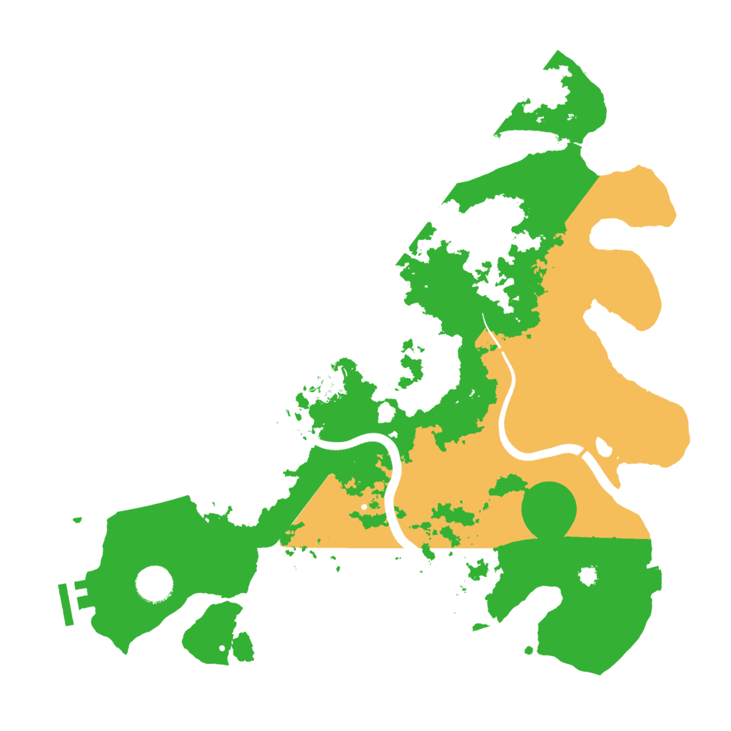 Biome Rust Map: Procedural Map, Size: 3500, Seed: 1629826007