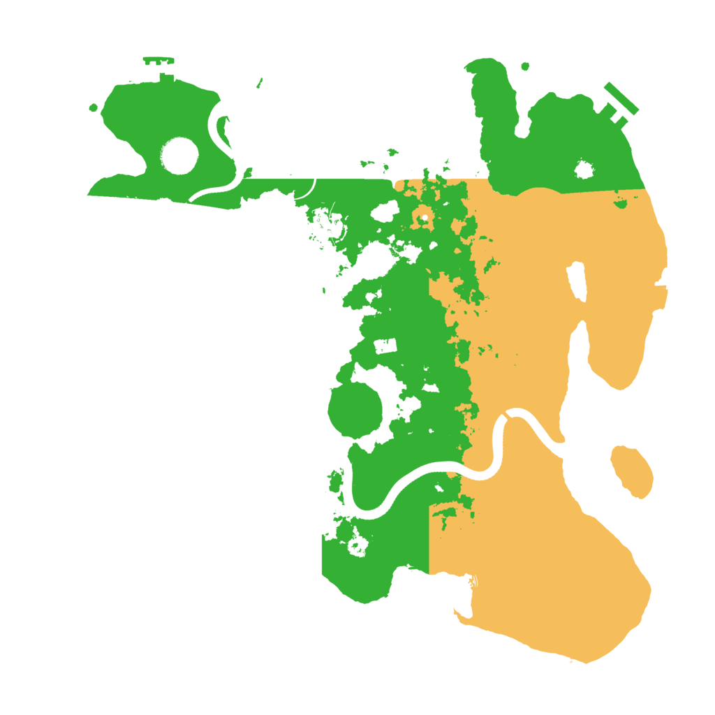 Biome Rust Map: Procedural Map, Size: 3500, Seed: 1126649970