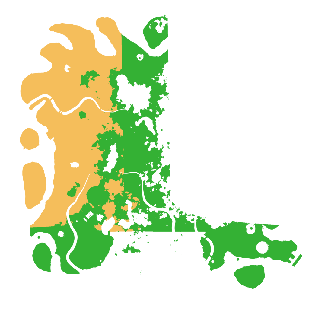 Biome Rust Map: Procedural Map, Size: 4500, Seed: 604097723