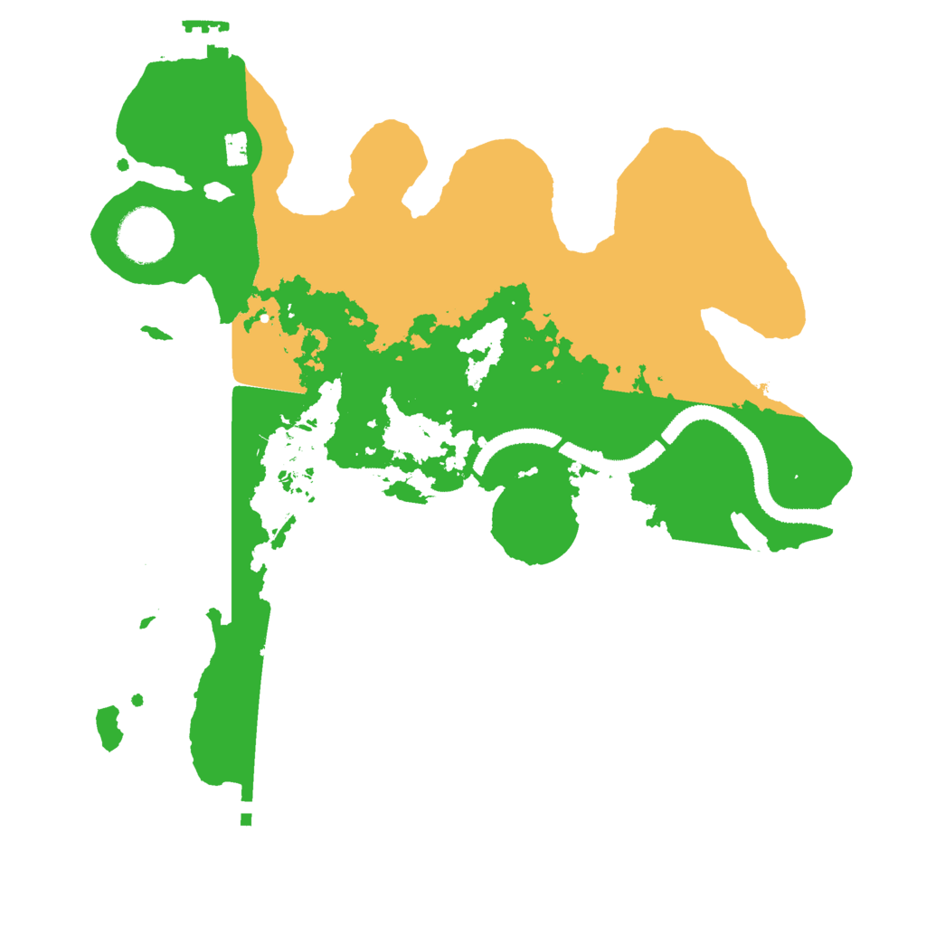 Biome Rust Map: Procedural Map, Size: 3000, Seed: 1012620659