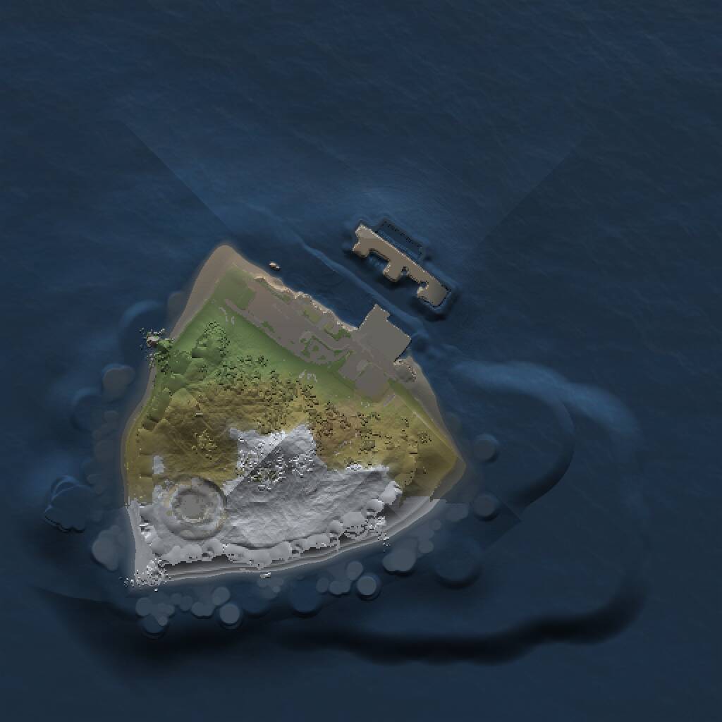 Rust Map: Procedural Map, Size: 1000, Seed: 63617111, 2 Monuments