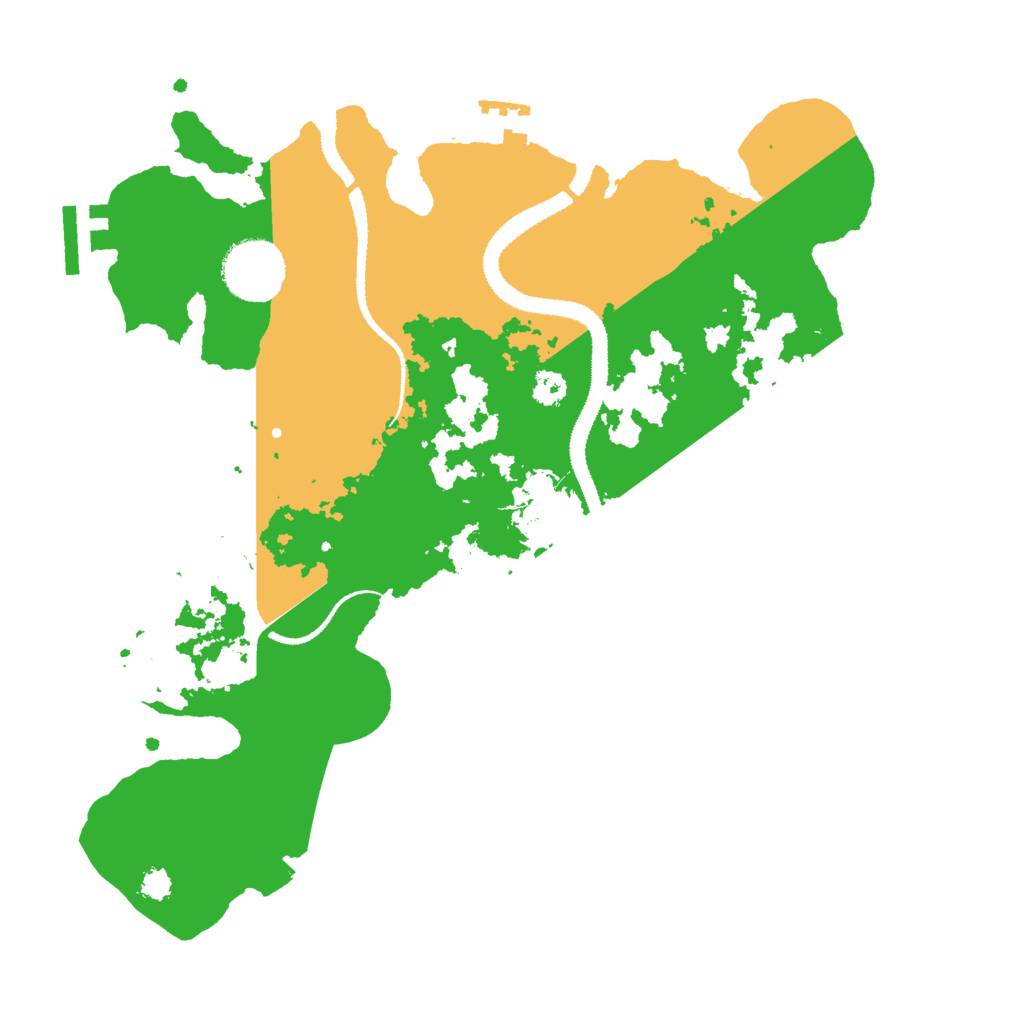 Biome Rust Map: Procedural Map, Size: 3000, Seed: 605108632