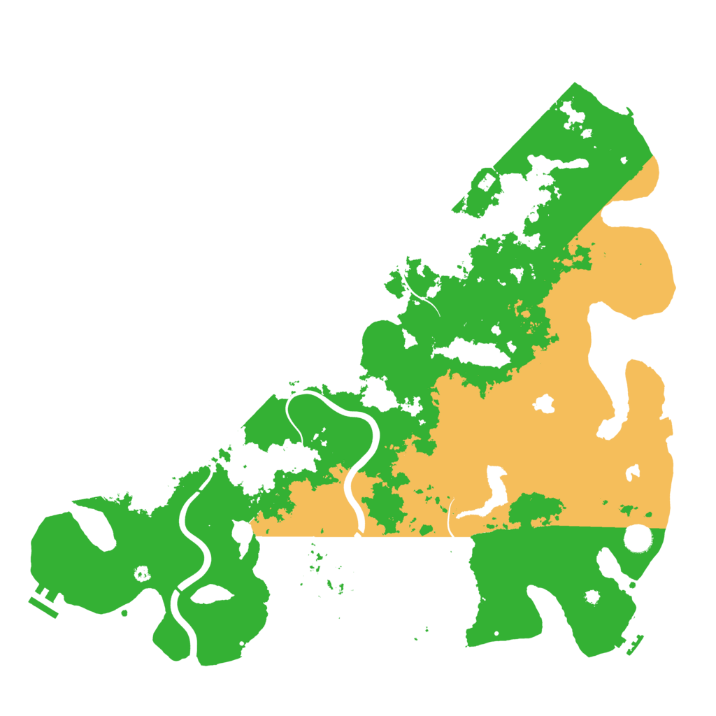 Biome Rust Map: Procedural Map, Size: 4500, Seed: 756927519