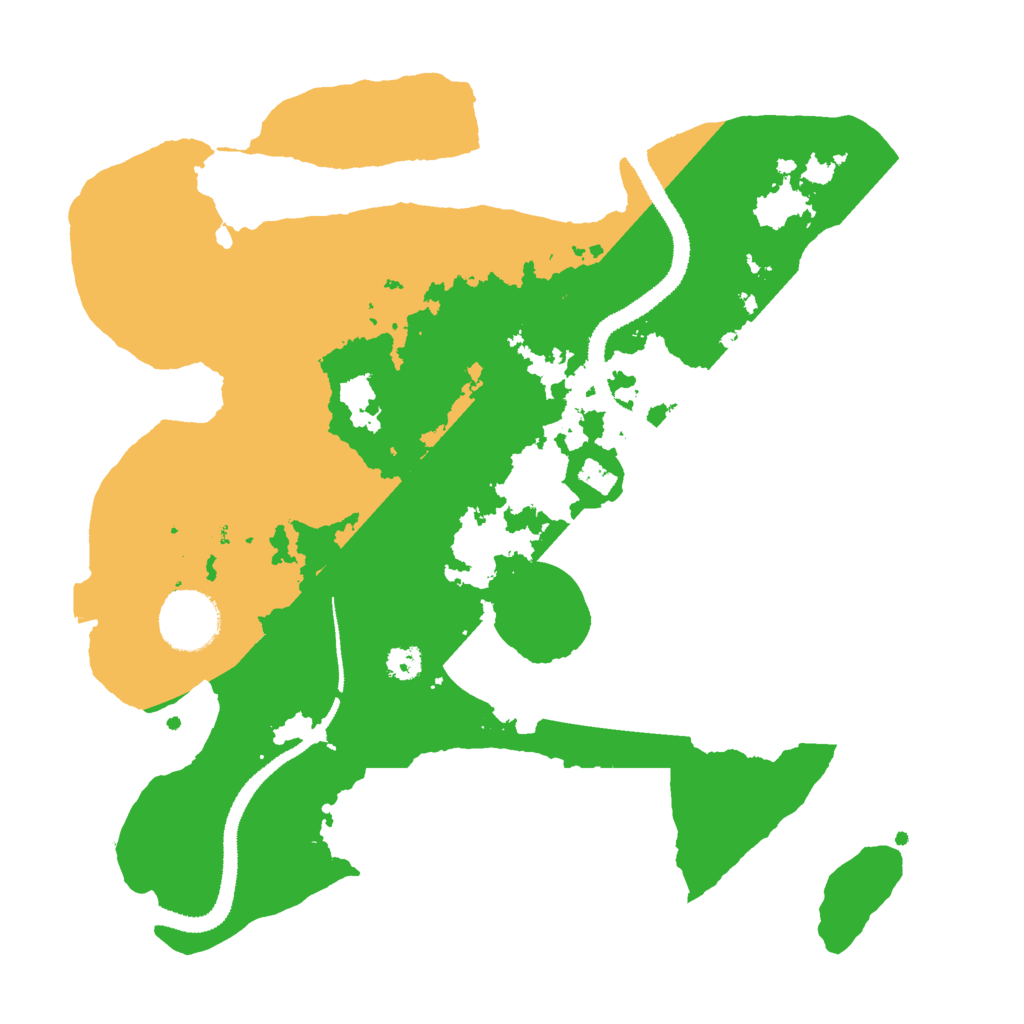 Biome Rust Map: Procedural Map, Size: 3000, Seed: 1014983755