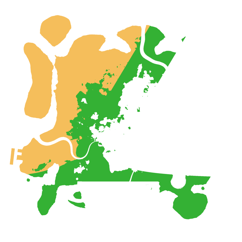 Biome Rust Map: Procedural Map, Size: 3000, Seed: 23897