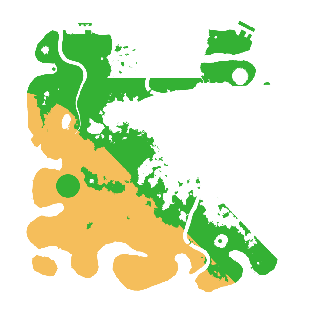 Biome Rust Map: Procedural Map, Size: 3500, Seed: 1628765674