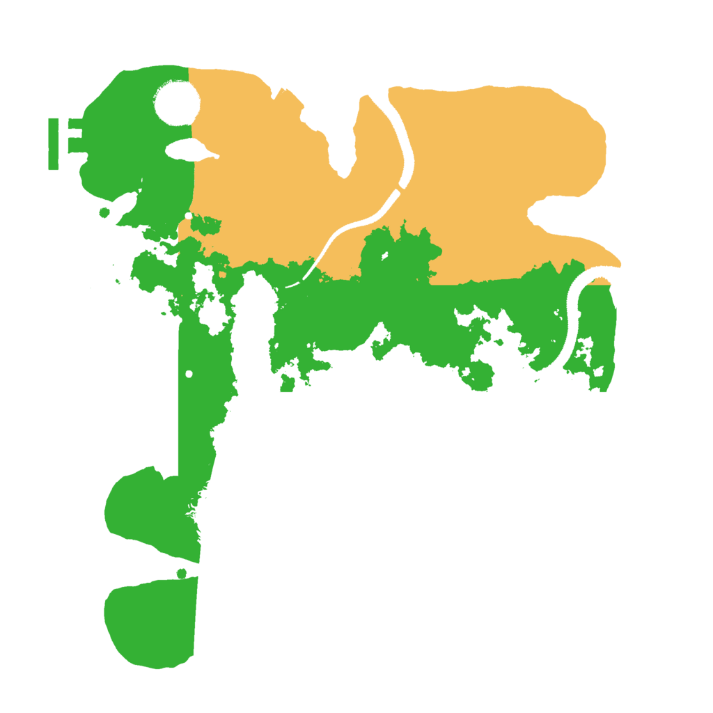 Biome Rust Map: Procedural Map, Size: 2800, Seed: 1082669091