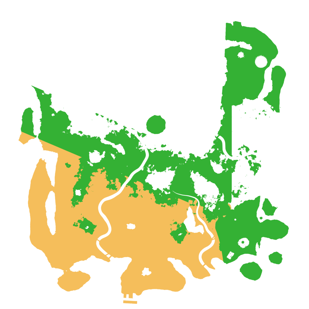Biome Rust Map: Procedural Map, Size: 4500, Seed: 74185329