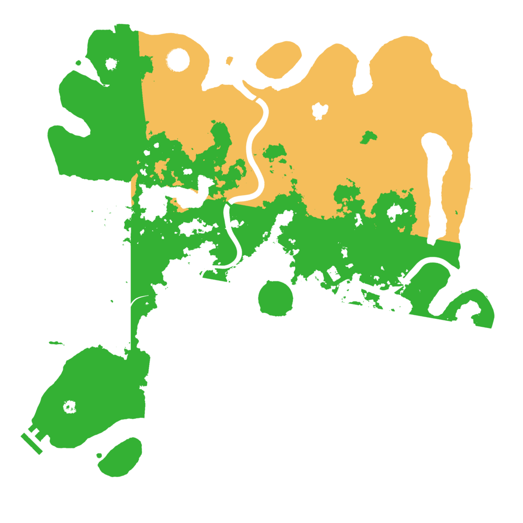 Biome Rust Map: Procedural Map, Size: 4000, Seed: 70051