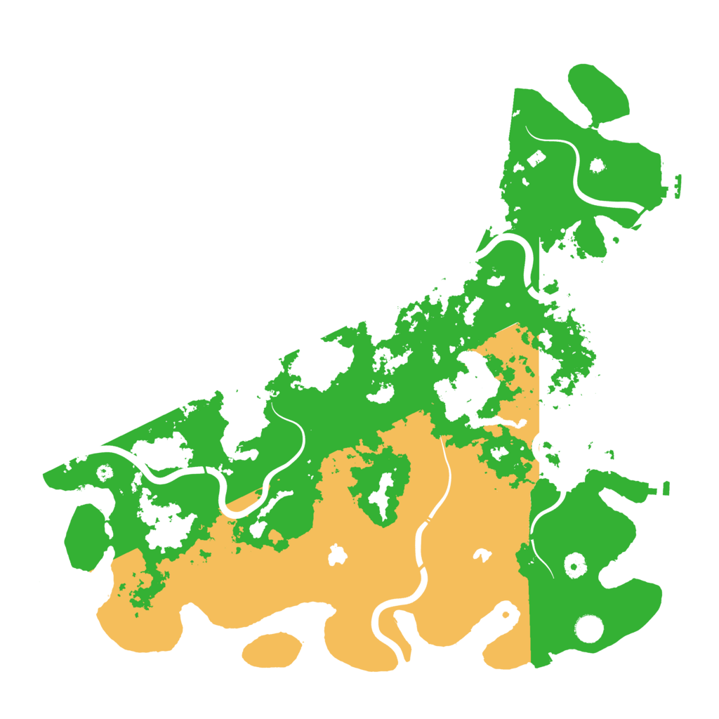 Biome Rust Map: Procedural Map, Size: 4500, Seed: 241387999