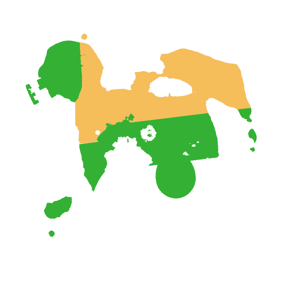 Biome Rust Map: Procedural Map, Size: 2000, Seed: 1625835183