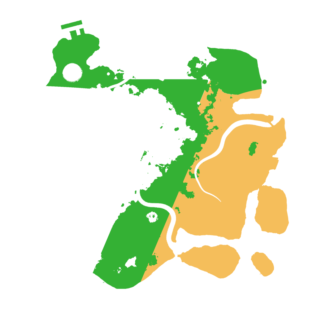Biome Rust Map: Procedural Map, Size: 3000, Seed: 32002