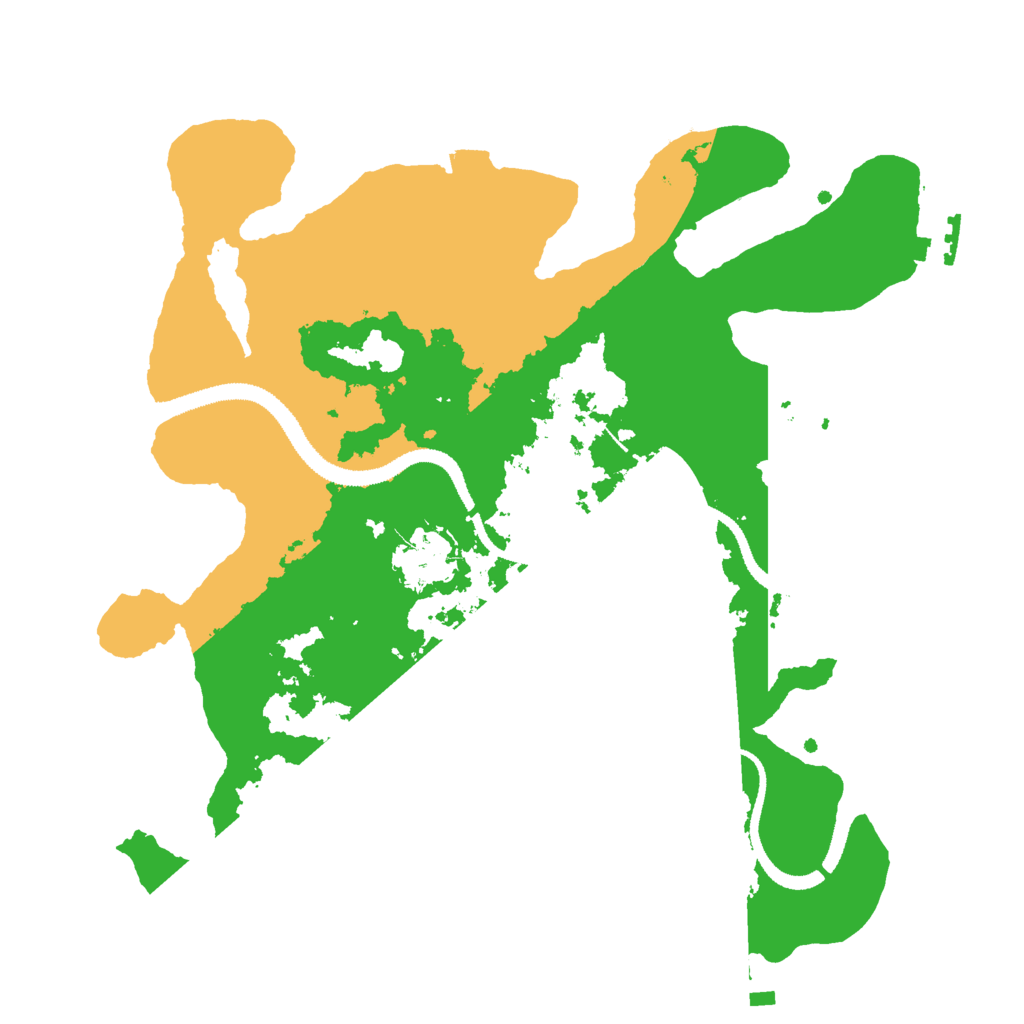 Biome Rust Map: Procedural Map, Size: 3000, Seed: 4103