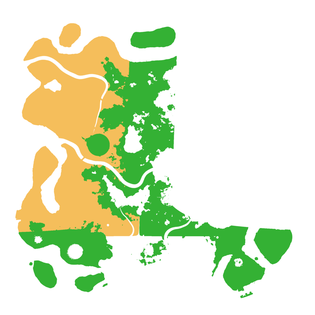 Biome Rust Map: Procedural Map, Size: 3750, Seed: 2103163664
