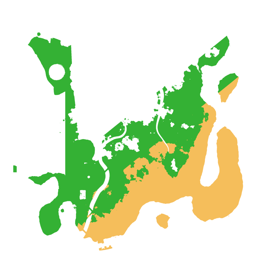 Biome Rust Map: Procedural Map, Size: 3000, Seed: 28903