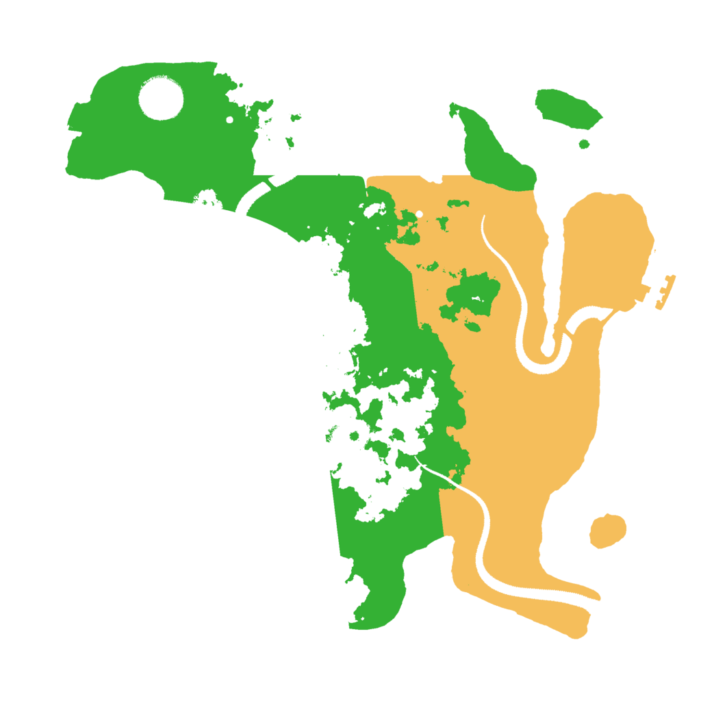 Biome Rust Map: Procedural Map, Size: 2850, Seed: 14568