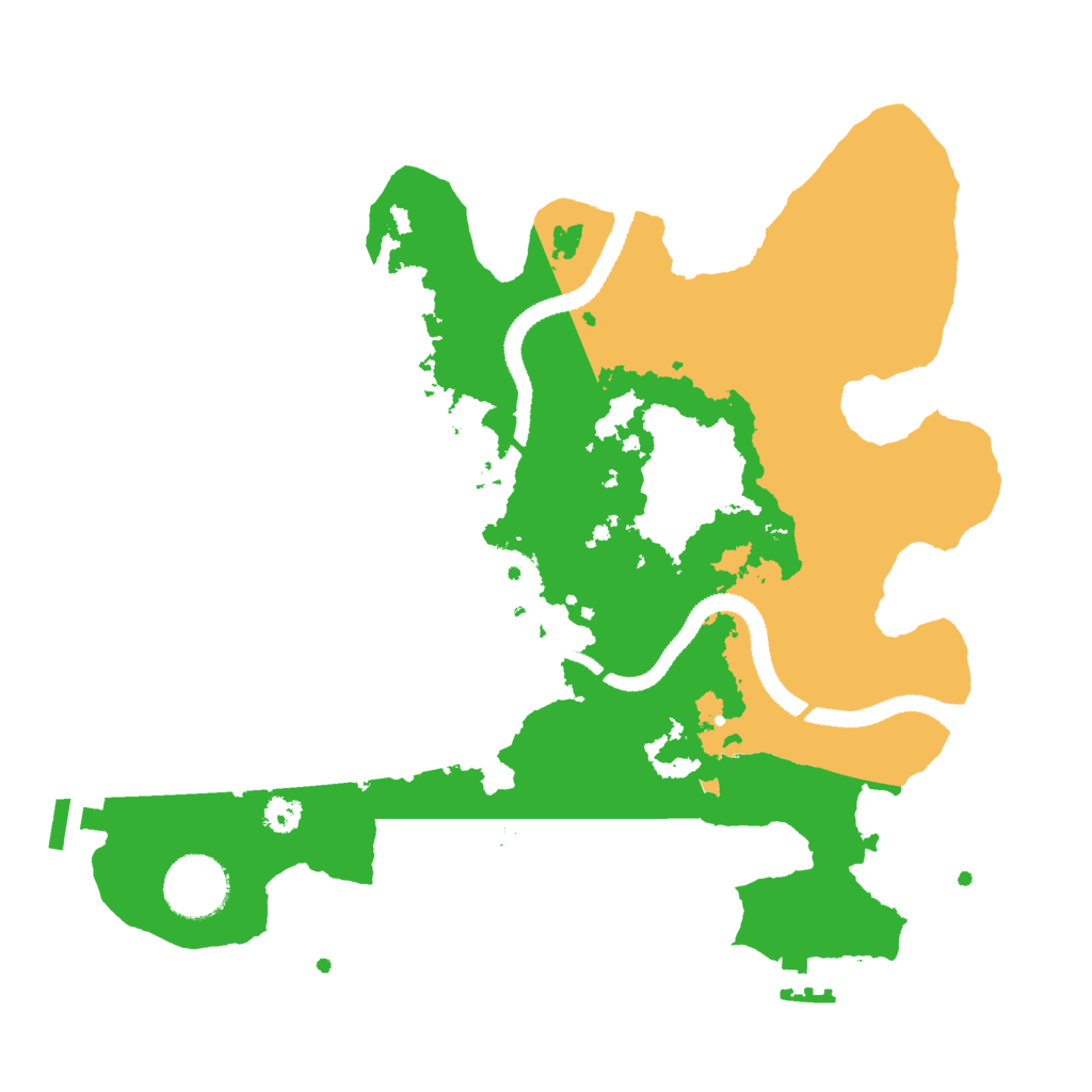 Biome Rust Map: Procedural Map, Size: 3000, Seed: 2897