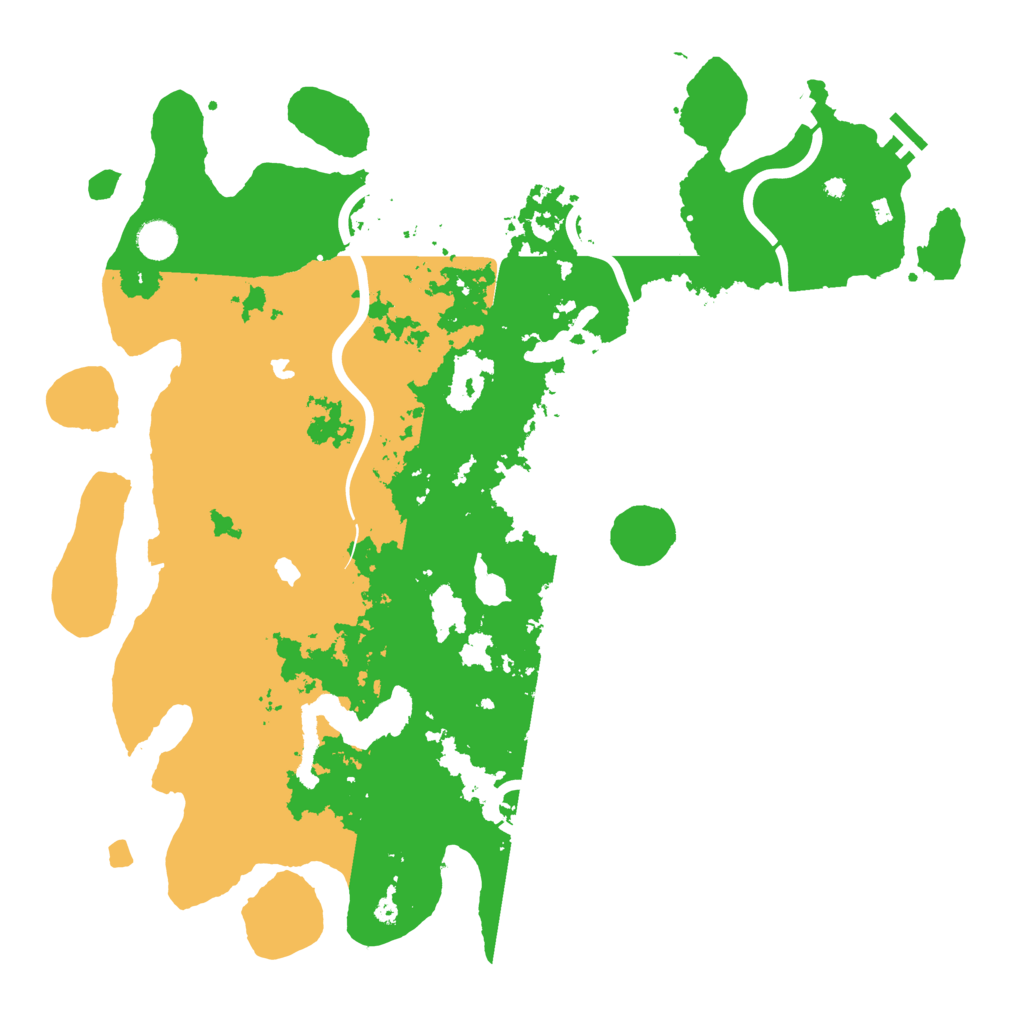 Biome Rust Map: Procedural Map, Size: 4500, Seed: 287423827