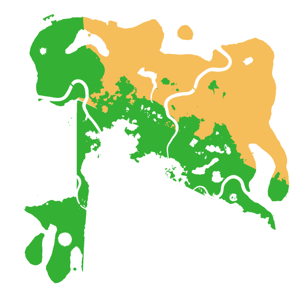 Biome Rust Map: Procedural Map, Size: 4000, Seed: 621996224