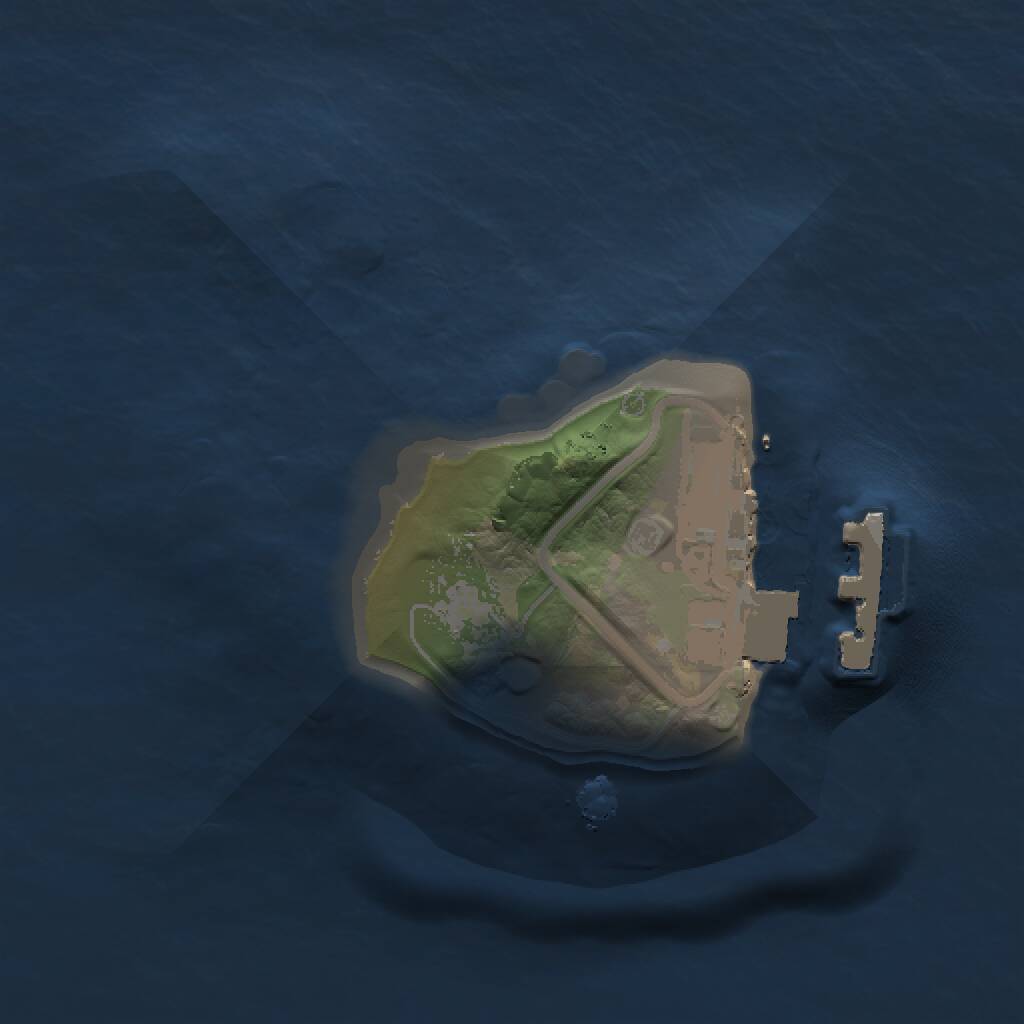 Rust Map: Procedural Map, Size: 1000, Seed: 236902716, 2 Monuments