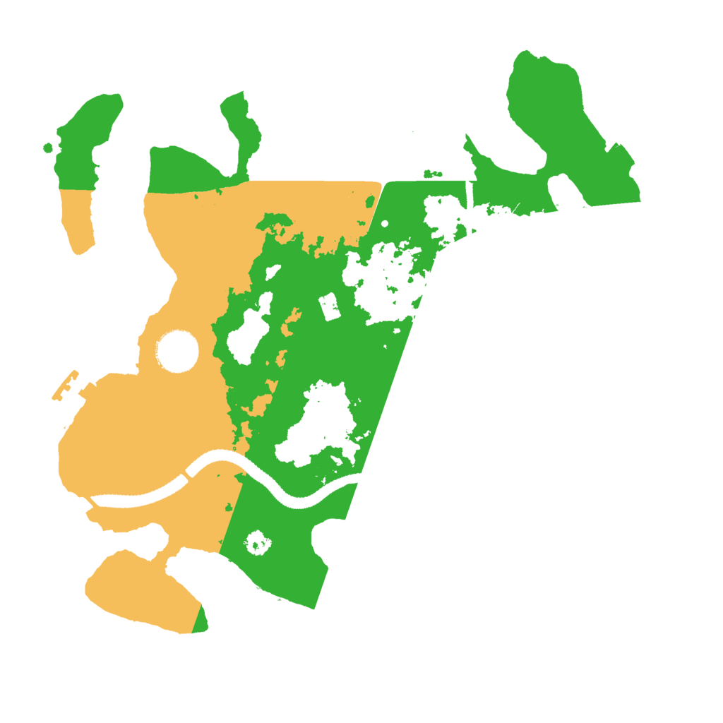 Biome Rust Map: Procedural Map, Size: 3000, Seed: 239130