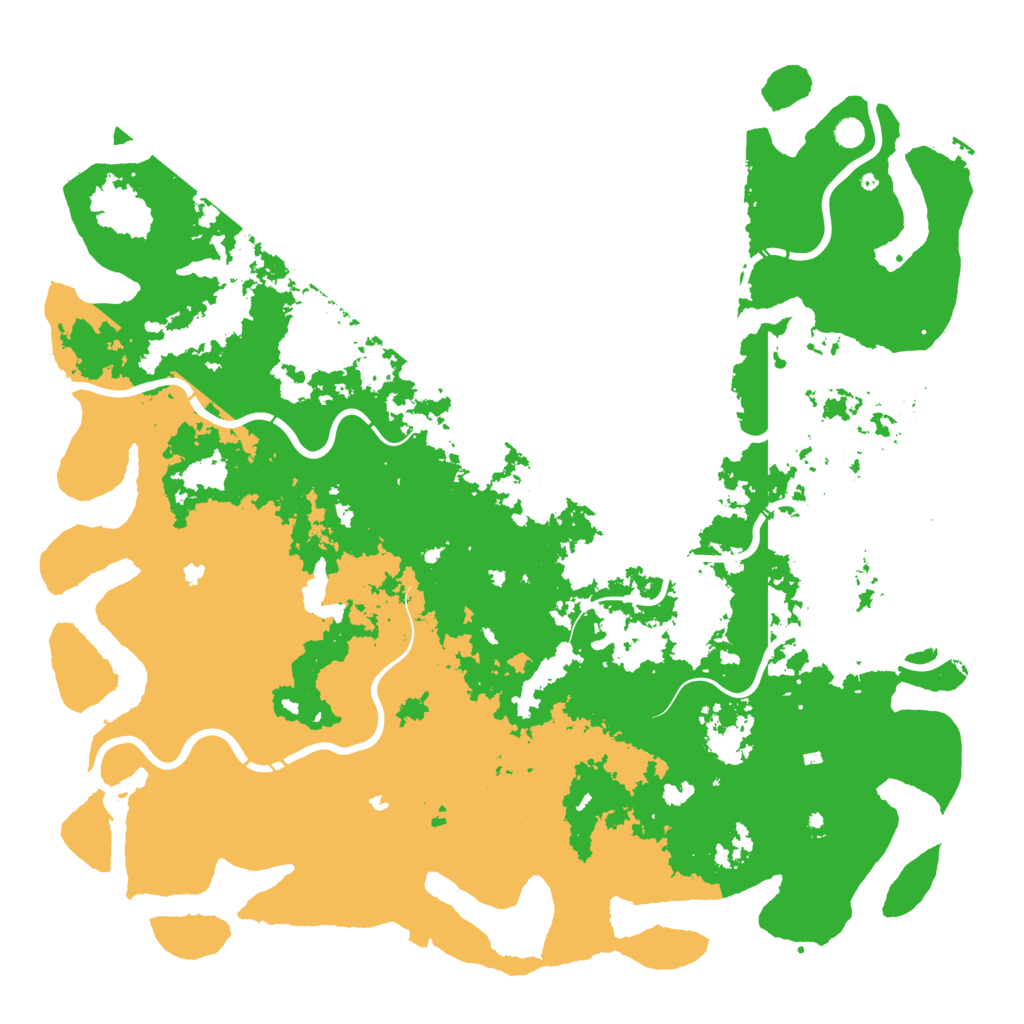 Biome Rust Map: Procedural Map, Size: 6000, Seed: 91709909