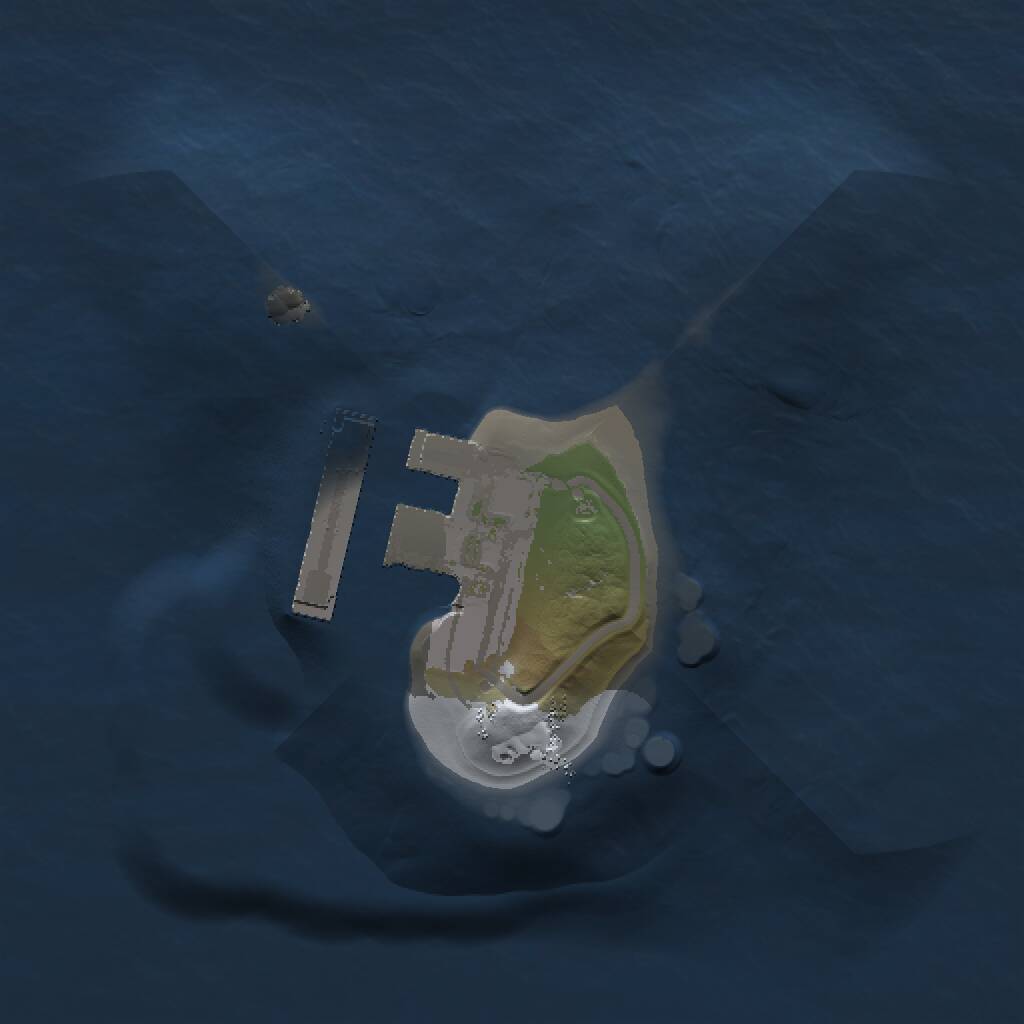 Rust Map: Procedural Map, Size: 1000, Seed: 332274673, 2 Monuments