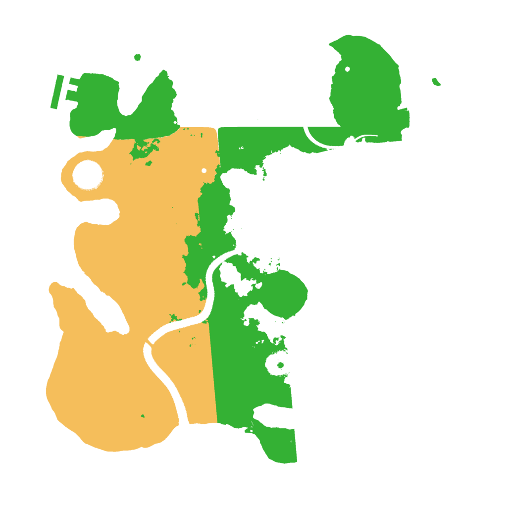Biome Rust Map: Procedural Map, Size: 3000, Seed: 2009126892