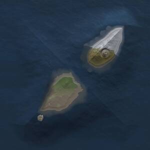 Thumbnail Rust Map: Procedural Map, Size: 1000, Seed: 236518198, 1 Monuments