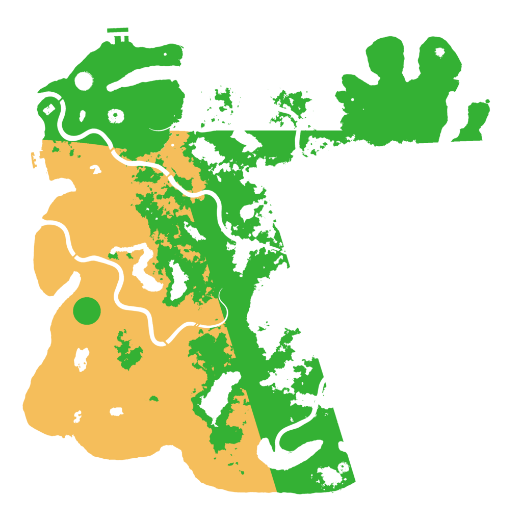 Biome Rust Map: Procedural Map, Size: 5000, Seed: 175332954