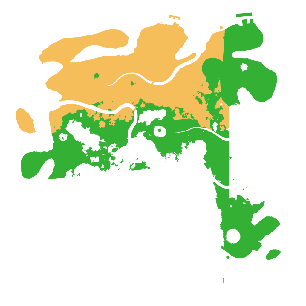 Biome Rust Map: Procedural Map, Size: 3800, Seed: 6584212