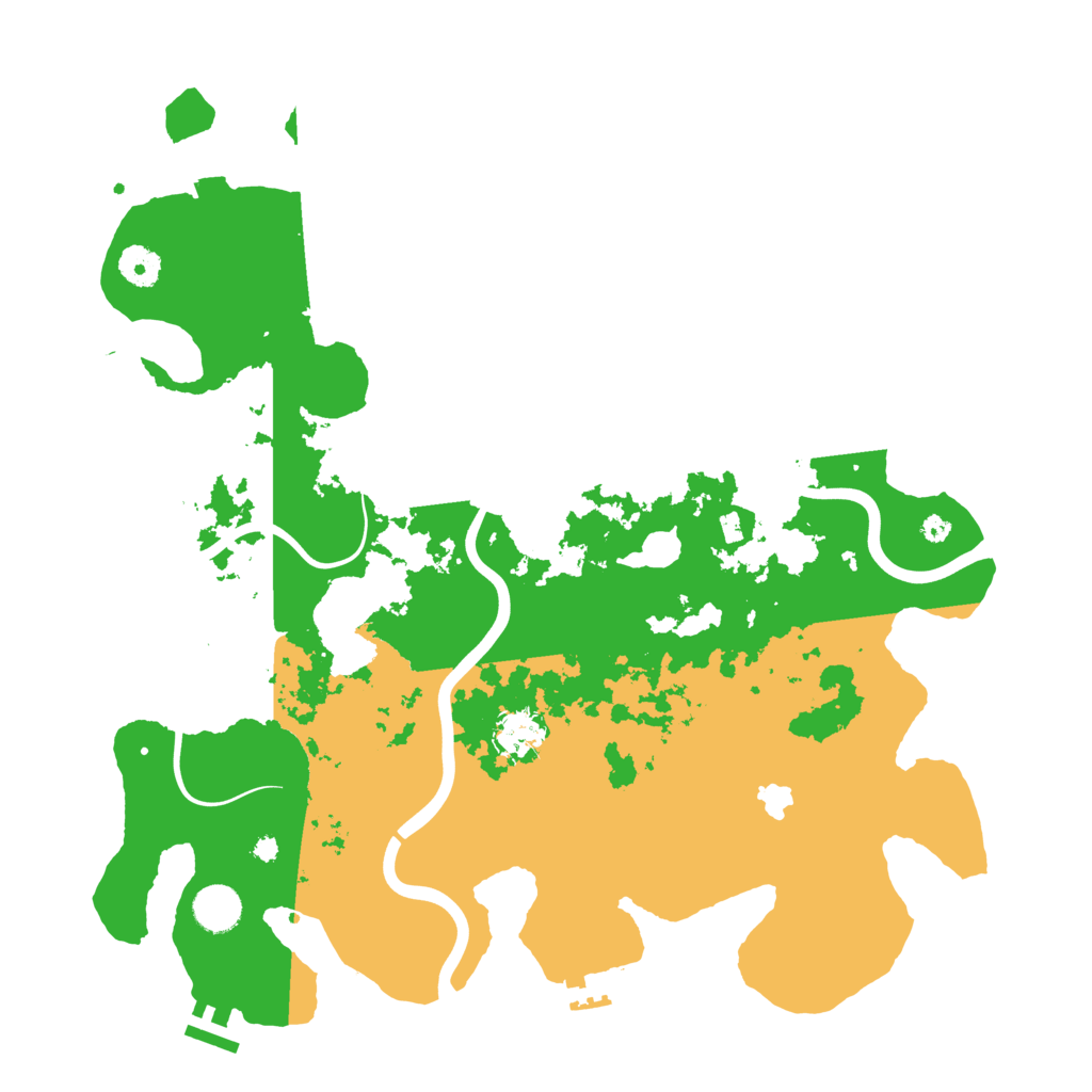 Biome Rust Map: Procedural Map, Size: 4000, Seed: 1443432