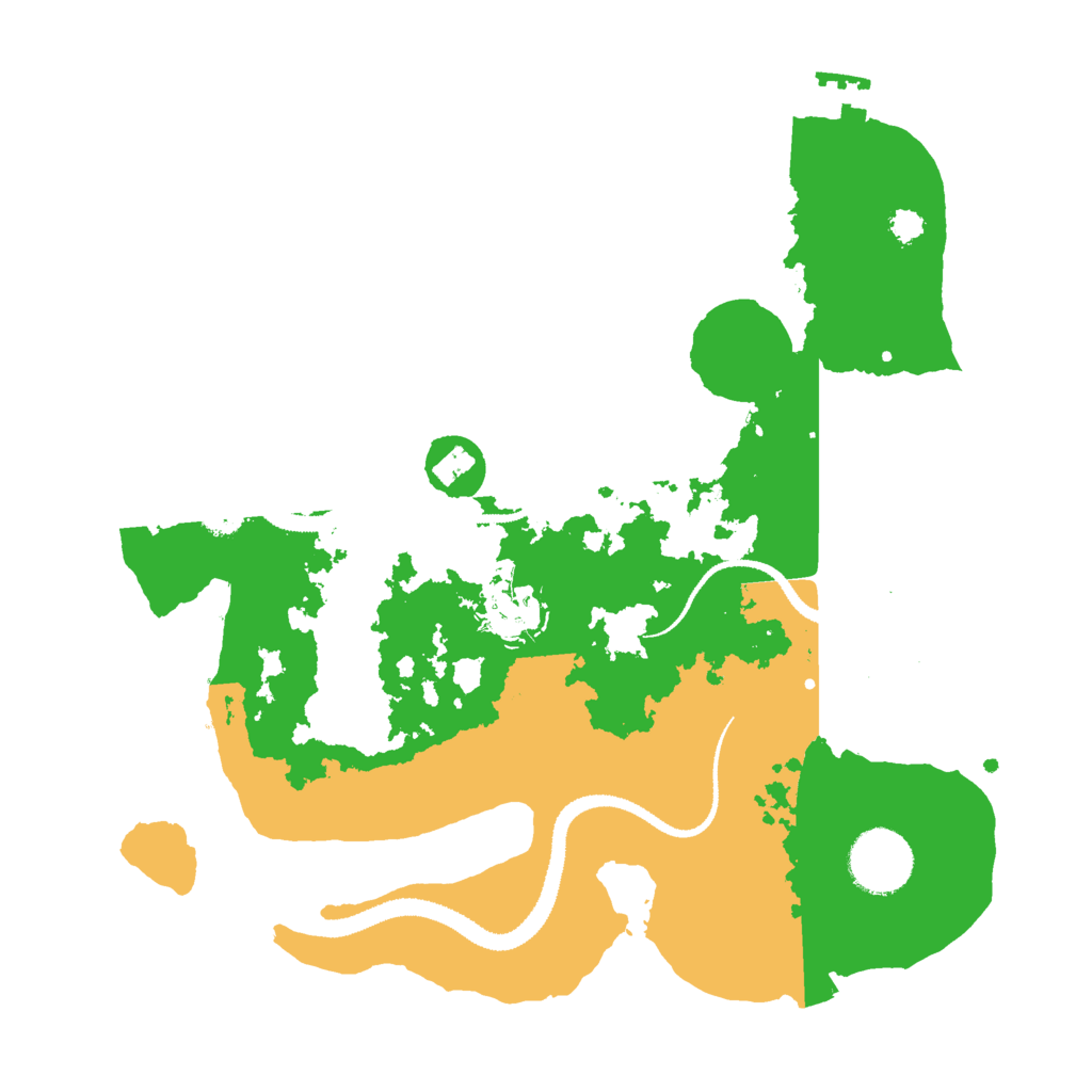 Biome Rust Map: Procedural Map, Size: 3000, Seed: 1038810579