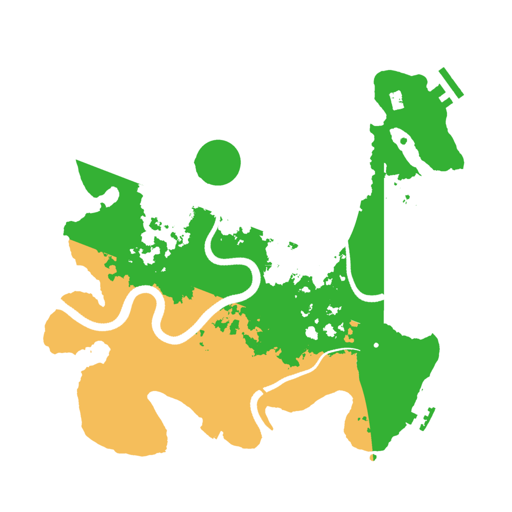 Biome Rust Map: Procedural Map, Size: 3000, Seed: 487351