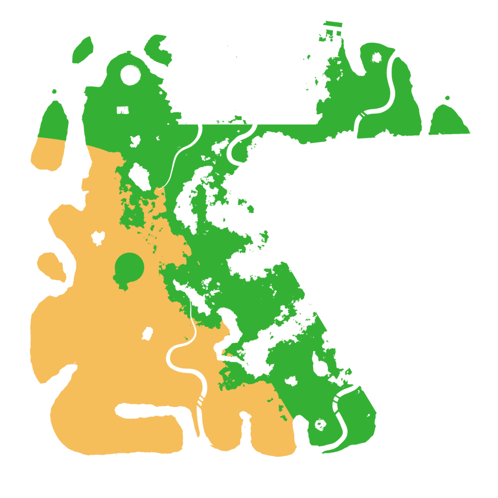 Biome Rust Map: Procedural Map, Size: 4500, Seed: 144343254
