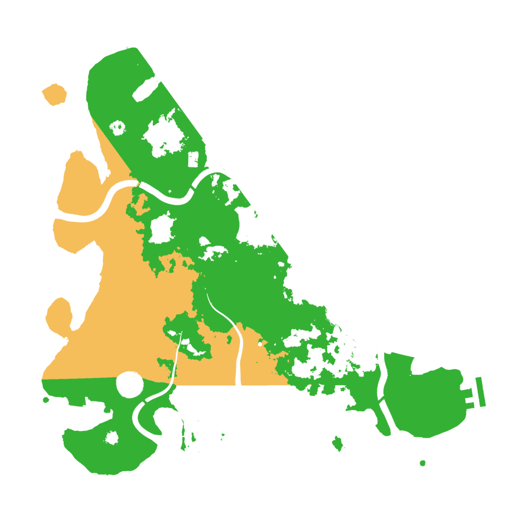Biome Rust Map: Procedural Map, Size: 3500, Seed: 7545763