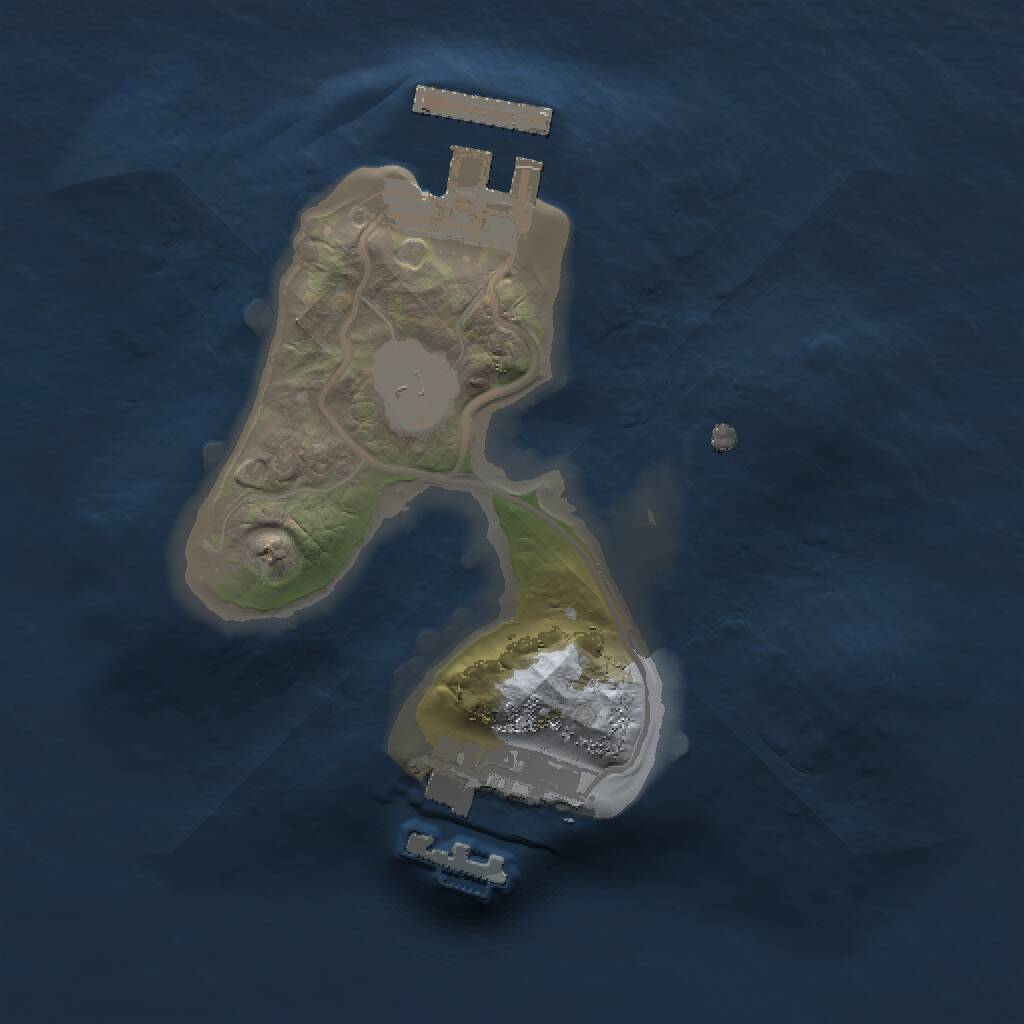 Rust Map: Procedural Map, Size: 1500, Seed: 102754969, 3 Monuments