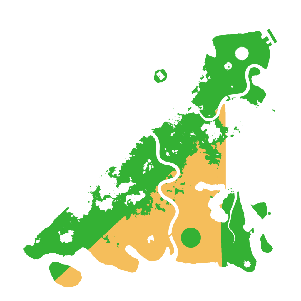 Biome Rust Map: Procedural Map, Size: 4000, Seed: 2091363093